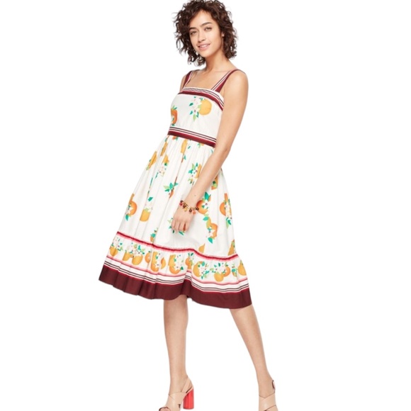ISO IN SEARCH OF Kate Spade Orangerie Fit And Flare Dress Size 10, 12